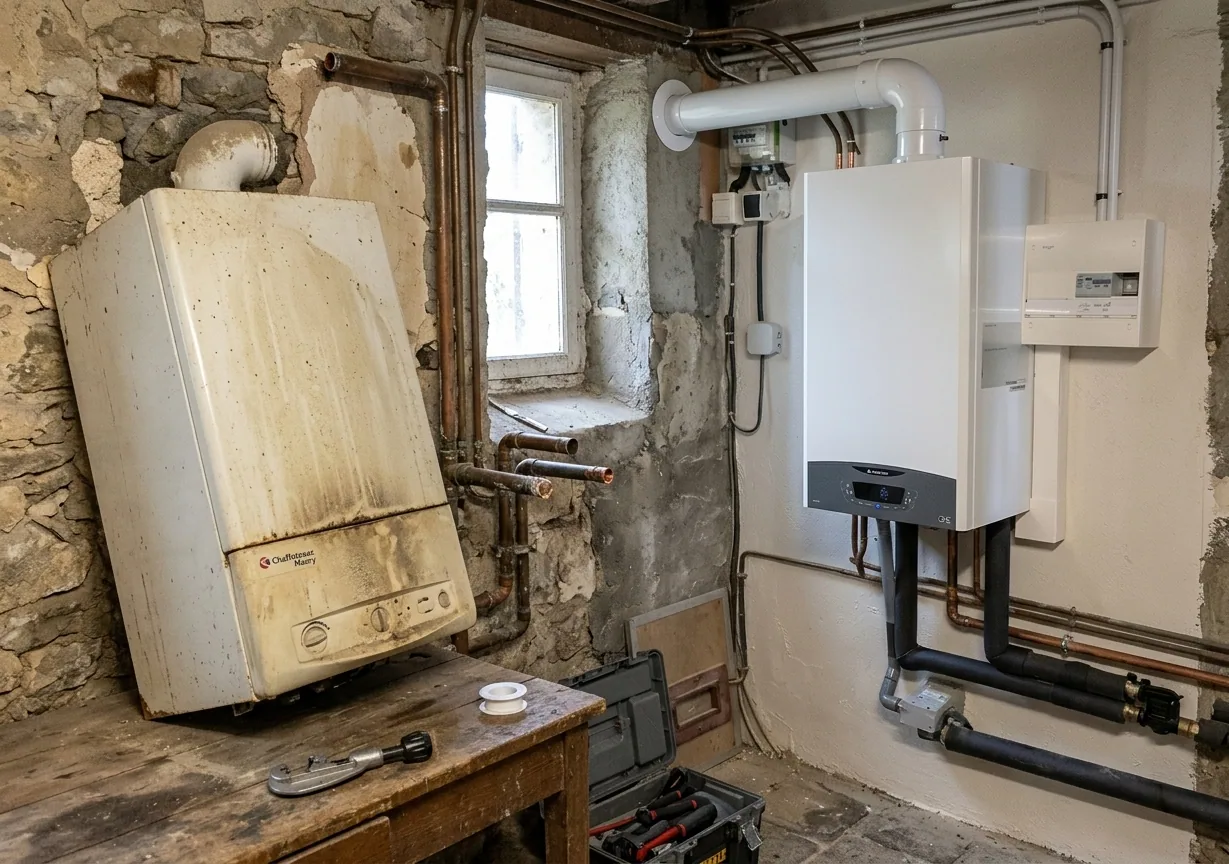 Remplacement de chaudière à Vitry-sur-Seine